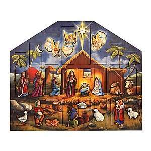  Nativity Advent Calendar Box: Home & Kitchen