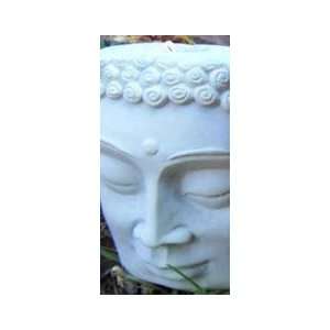  Sculpted Buddha Tea Light Holder in Bluish Gray: Home 