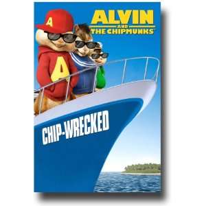 Alvin and the Chipmunks : Chipwrecked Poster  Promo Flyer 2011 Movie 