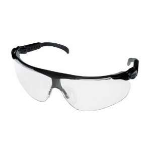 3M Maxim Safety Glasses Black Frame Clear Lens:  Industrial 