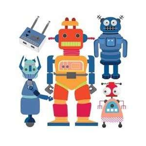   Dimensional Stickers Robots SPJB 729; 3 Items/Order