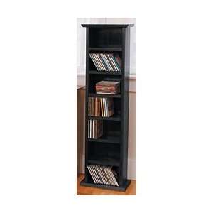 Shaker Style CD Stand Black 