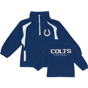 Indianapolis Colts Toddler Post Game Quarter Zip Fleece Jacket:  