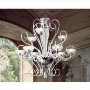   Bolero Chandelier in Polished Chrome by Carlo Nason