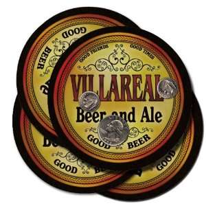  Villareal Beer and Ale Coaster Set: Kitchen & Dining