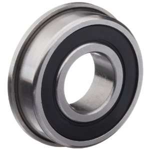 Rubber Sheilded, Flanged, 52100 Chrome Steel, 0.25 Bore, 0.625 OD, 0 