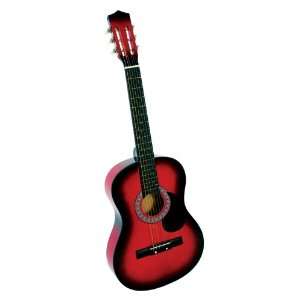  Mardi Gras Acoustic Red Guitar Musical Instruments