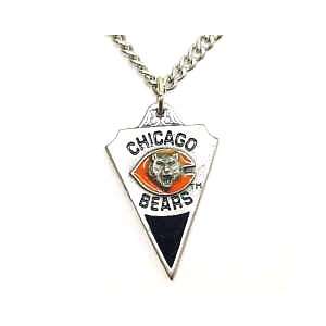  Chicago Bears NFL Pewter Logo Necklace: Sports & Outdoors