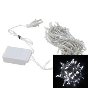  33 Foot Holiday String Lights, 100 LED White: Home 