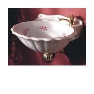 Herbeau 010310 Romantique Coquille Colquille Vitreous China Wall Hung 