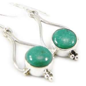  Silver loops Charmes turquoise.: Jewelry