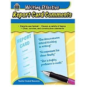  Writing Effective Report Card Comments Toys & Games