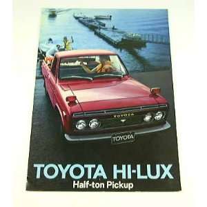   1970 70 Toyota HI LUX Pickup Truck BROCHURE Half ton: Everything Else