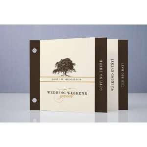  Oak Tree Wedding Announcement Minibooks