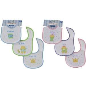  3 Pack Printed Drooler Baby Bibs: Baby