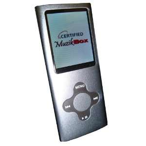  Certified MuzikBox 4GB   GRY Multimedia Player (Gray): MP3 
