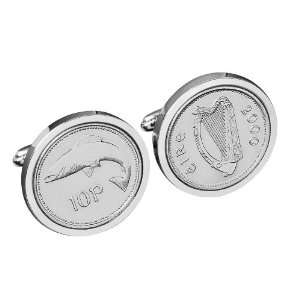  Irish 10 Pence Cuff Links Worldcoincufflinks Jewelry