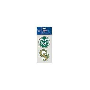 Colorado State Rams Decal Set of 2:  Sports & Outdoors