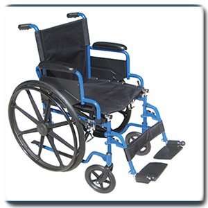  Easy Transfer   Blue Streak Wheelchair: Health & Personal 