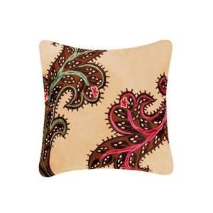  Rustic Damask Embroidered Throw Pillow: Home & Kitchen