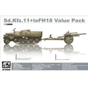  SdKfz 11 Halftrack & leFH 18 105mm Howitzer w/Accessories 