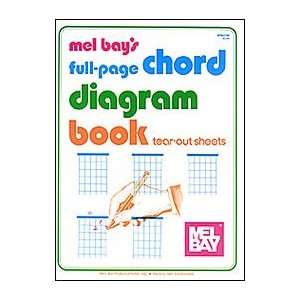  MelBay 148708 FullPage Chord Diagram Book Printed Music 