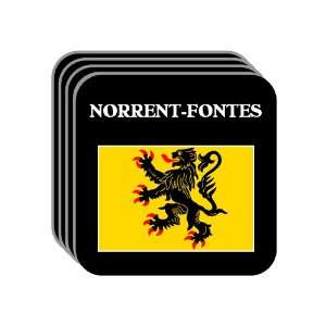 Nord Pas de Calais   NORRENT FONTES Set of 4 Mini Mousepad Coasters