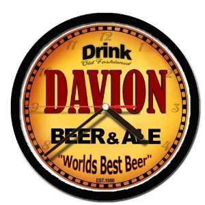  DAVION beer ale wall clock: Everything Else