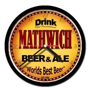  MATHWICH beer and ale cerveza wall clock: Everything Else