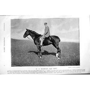  1895 HORSE RACING SPORT MR BASSETT ROBINSON HACK