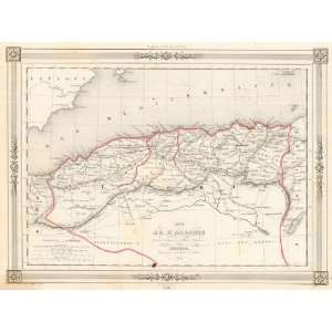  Charle 1846 Antique Map of Algeria: Office Products