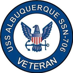  US Navy USS Albuquerque SSN 706 Ship Veteran Decal Sticker 