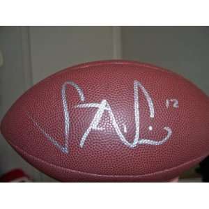  Steve Smith Autographed Football: Sports & Outdoors