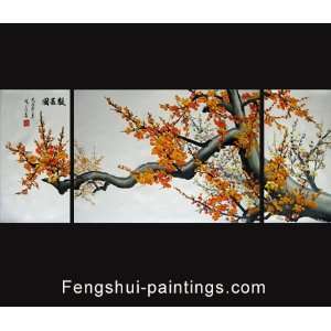  Abstract Art Plum Blossom Oil Painting Feng Shui Painting 