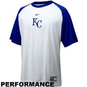 Nike Kansas City Royals White Opening Day Raglan T shirt:  