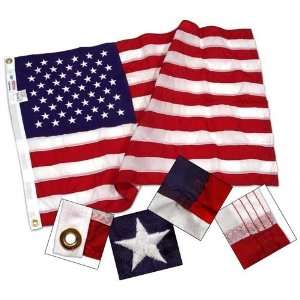  12ft x 18ft Sewn Nylon American Flag   OS Brand: Patio 