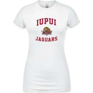    IUPUI Jaguars White Womens Aptitude T Shirt: Sports & Outdoors