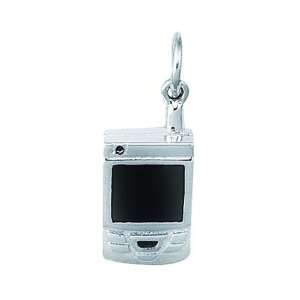  Sterling Silver PALM PERSONAL COMPUTER Charm: Jewelry