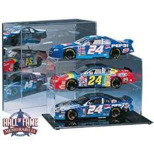  1/24 Scale Three Car Display Case with Mirrored Back 