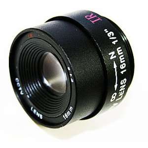 16mm Fixed Iris Lens 1/3 CS F1.6 IR Corrected: Camera 