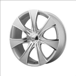 Helo HE874 17x7.5 Silver Wheel / Rim 4x100 & 4x4.5 with a 21mm Offset 
