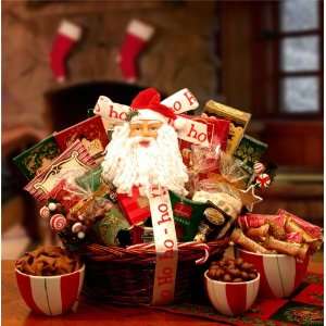 Santas Gourmet Chocolates Christmas Gift Basket:  Grocery 