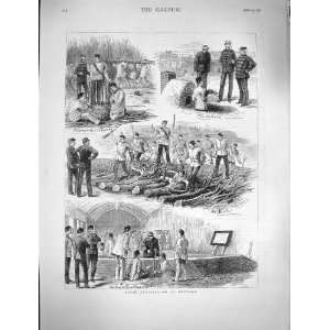  1878 Field Engineering Chatham Soldiers Kitchen War: Home 
