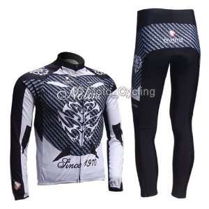 new nalini team long sleeve cycling bicycle/bike/riding jerseys+pants 