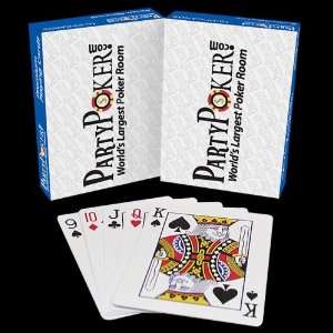  Party Poker Plastic Coated Playing Cards   1 Deck: Sports 