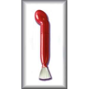  Body Teasers 6 1/4 Inch Contoured Vibrating Massager   Red 