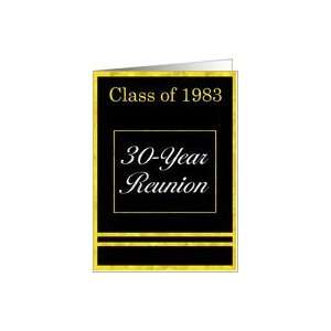  Class of 1983, 30th Reunion Invitation Card: Health 