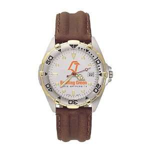  Bowling Green Falcons Mens NCAA All Star Watch (Leather 