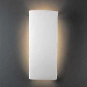   Rectangular Wall Sconce Finish Sienna Brown Crackle