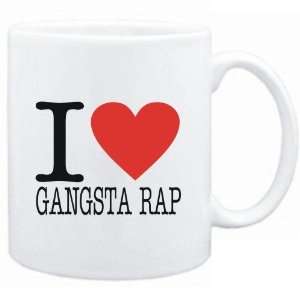  Mug White  I LOVE Gangsta Rap  Music: Sports & Outdoors